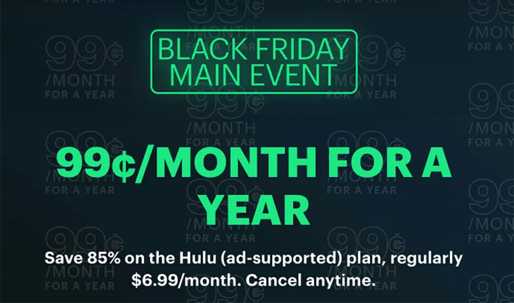 best-cyber-monday-deals-hulu-99c