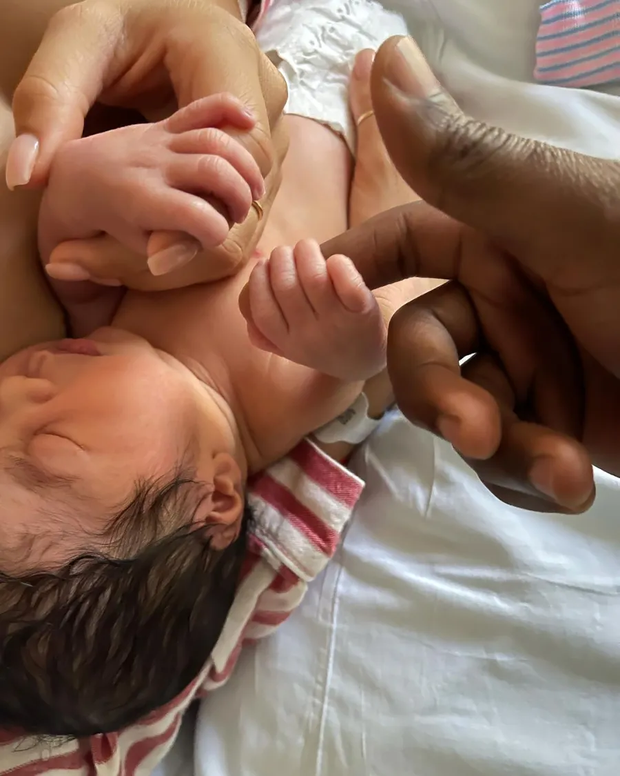 Celebrity Babies 2021 Erin Lim and Joshua Rhodes