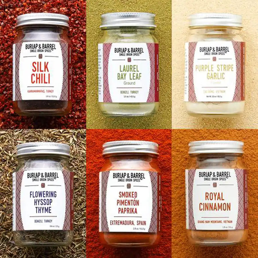 gifts-for-women-burlap-barrel-spice-set