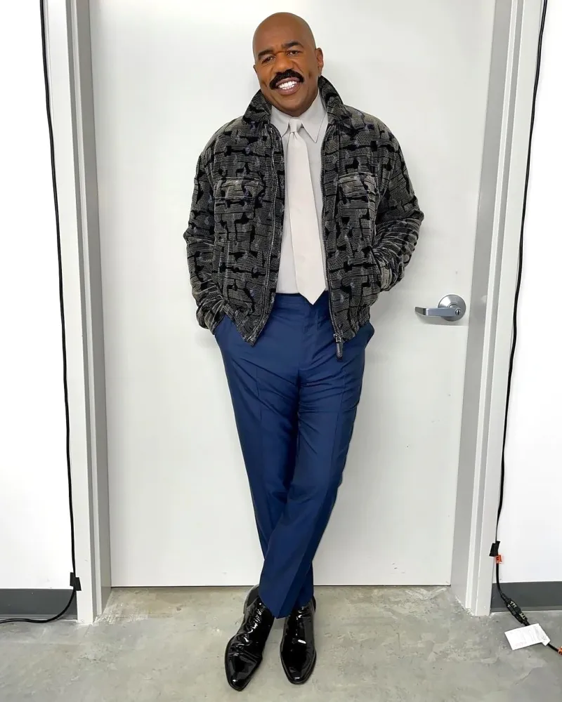 Steve Harvey, 64, Is Determined to Keep His Outfits Trendy: ‘I Don’t Want to Dress Old’