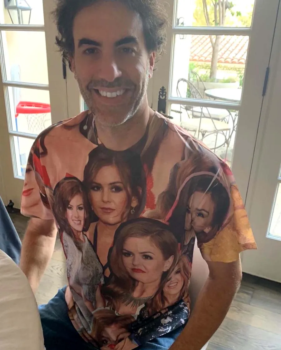 20 Years Sacha Baron Cohen Celebrates Isla Fisher Wedding Anniversary