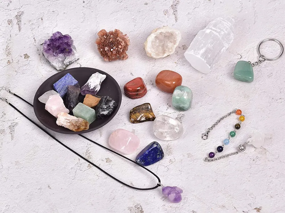 AMOYSTONE Healing Crystals Kit