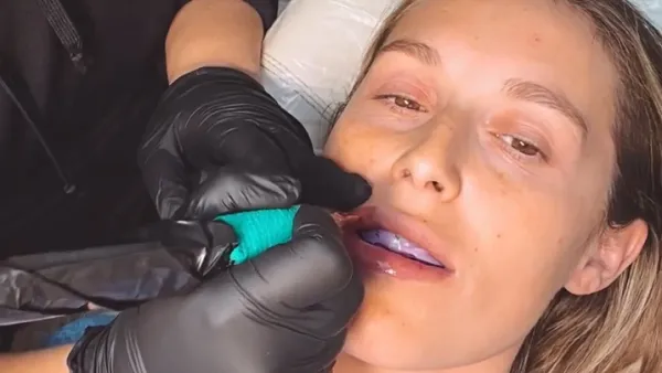 Alexa PenaVega Films Lip Brushing Procedure for Curious Fans: ‘I’ve Been Getting So Many Questions’