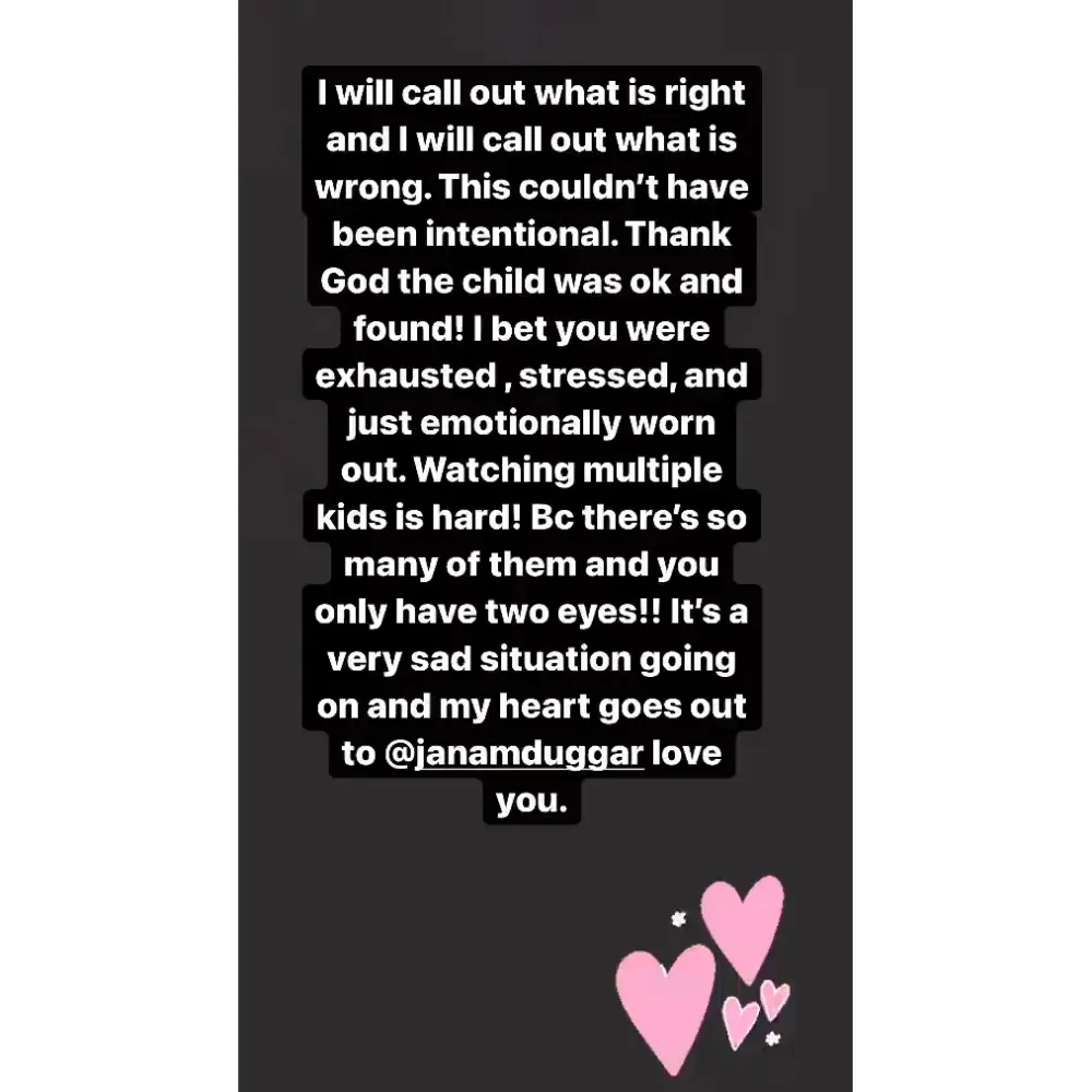 Amy Duggar Reacts to Cousin Jana&rsquo;s Child Endangerment Charge: &lsquo;I Will Call Out What Is Right&rsquo;