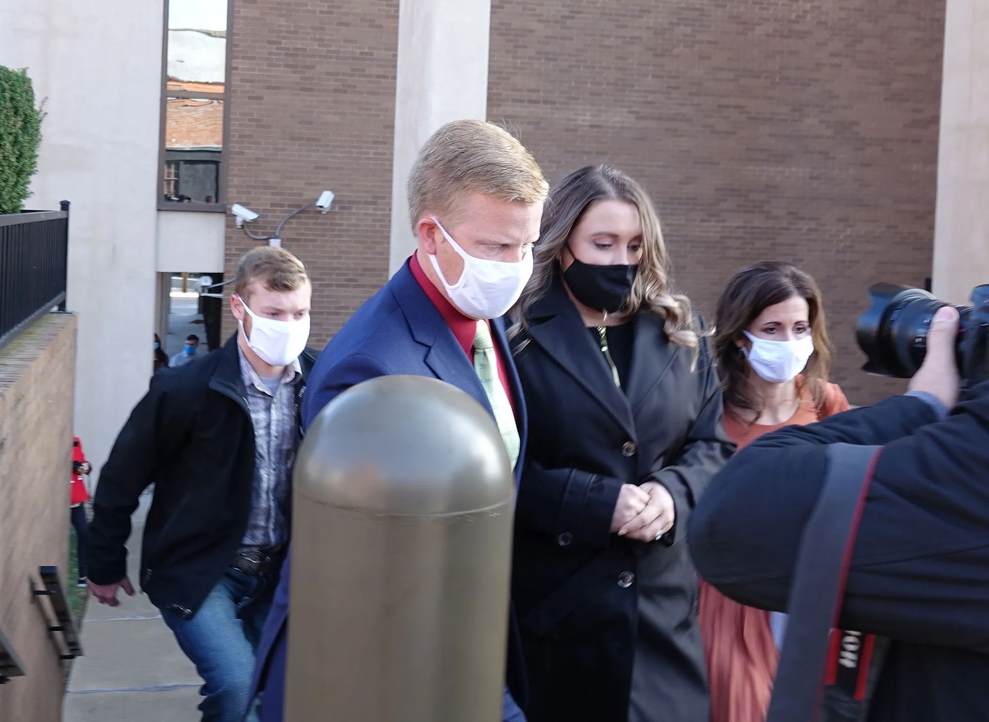 Anna Duggar Leaves Court After Josh Duggar Guilty Veridict