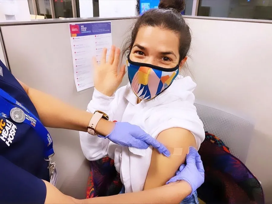 Boosted America Ferrara Advocates COVID 19 Booster Shot