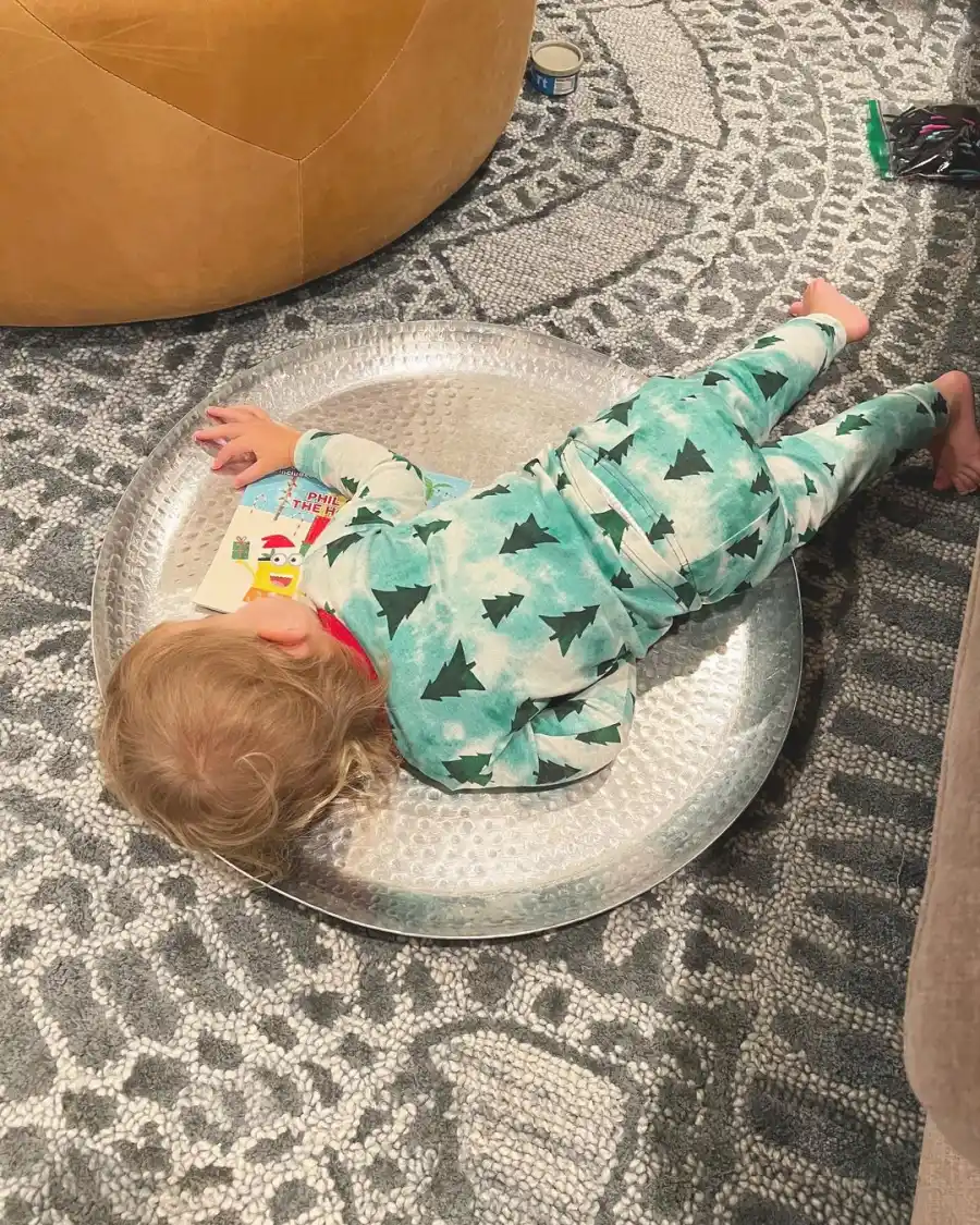 Celebrity Kids Rocking Festive Pajamas During 2021 Holiday Season Carson Daly