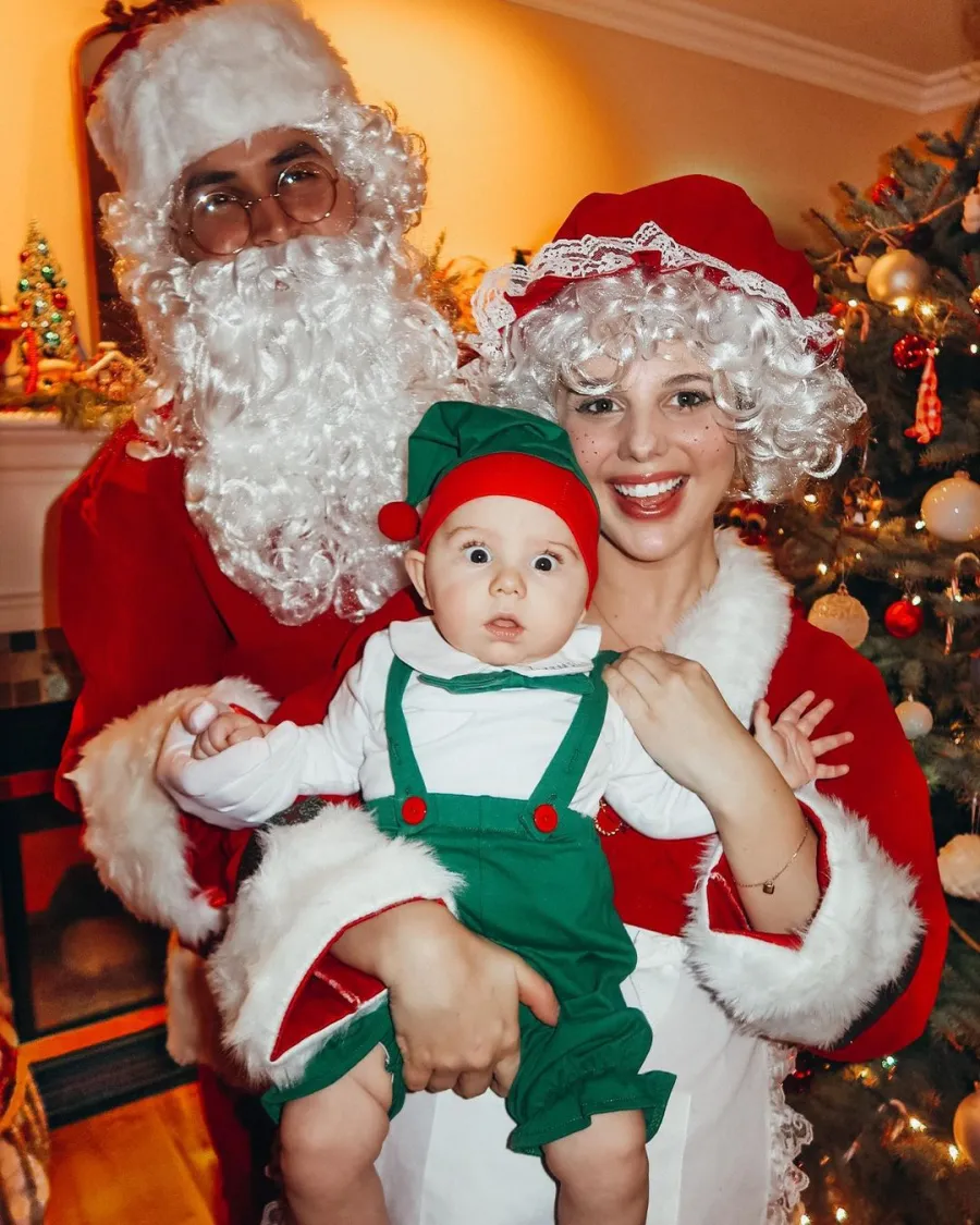 Celebrity Kids Rocking Festive Pajamas During 2021 Holiday Season Nicole Franzel