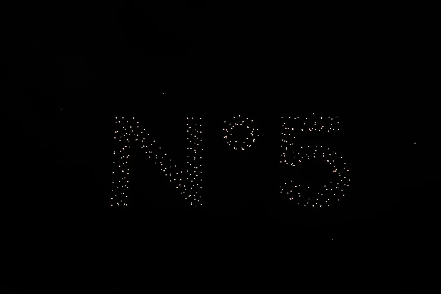 Chanel Lights Up the Miami Sky During Art Basel 2021 with No.5 Drone Show