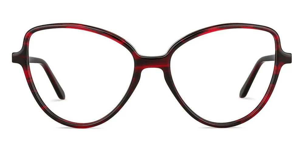 Clarence Maroon Tortoise Cat Eye Eyeglasses