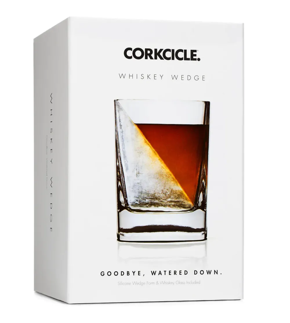 Corkcicle Whiskey Wedge Glass