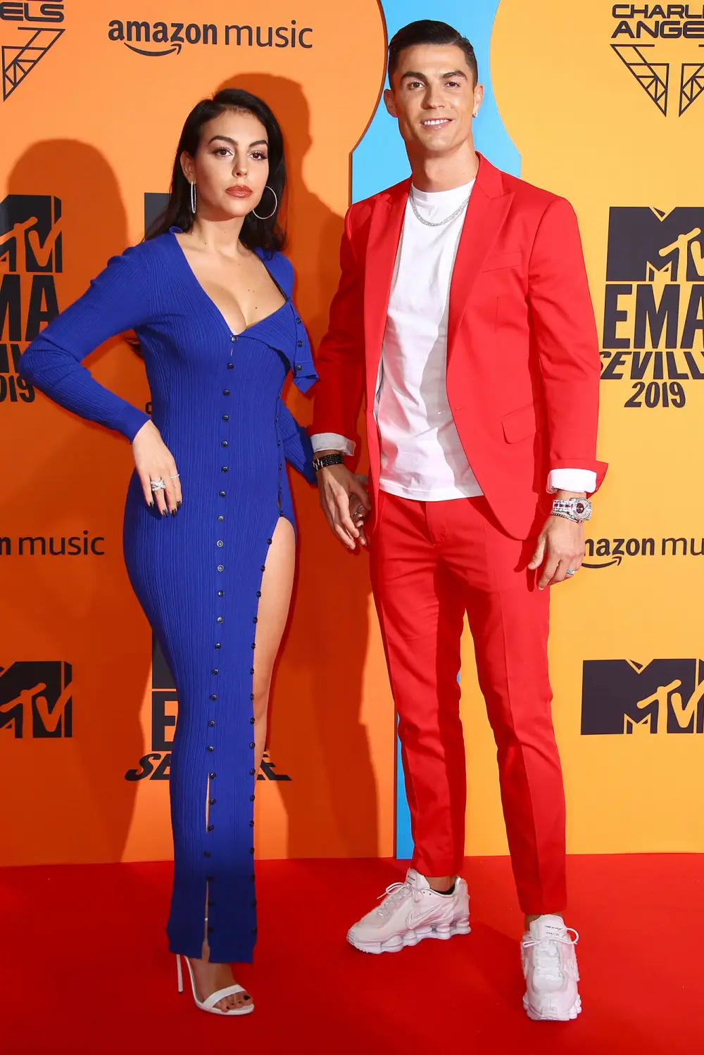 Cristiano Ronaldo and Pregnant Georgina Rodriguez Reveal Twins Sexes With Kids Help