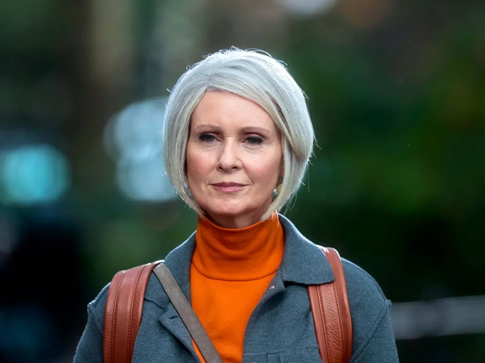 Cynthia Nixon Reveals Why Miranda Has Gray Hair SATC Revival