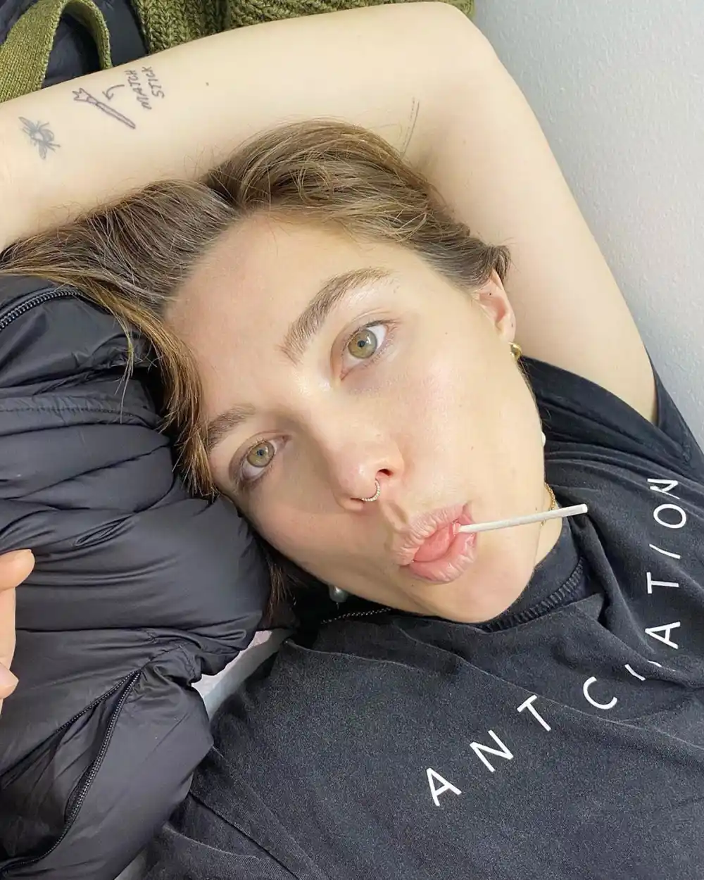 Florence Pugh Faints During Cool Septum Piercing Details