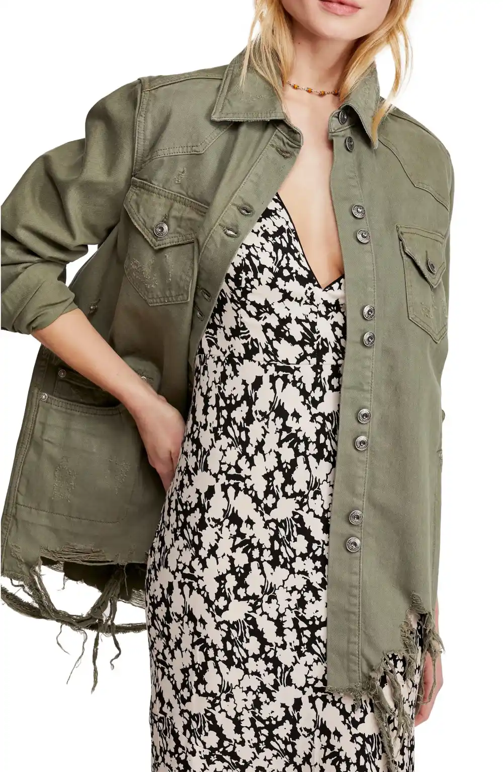 Free People Moonchild Shirt Jacket