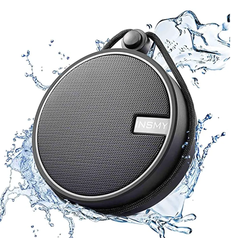 INSMY C12 IPX7 Waterproof Shower Bluetooth Speaker