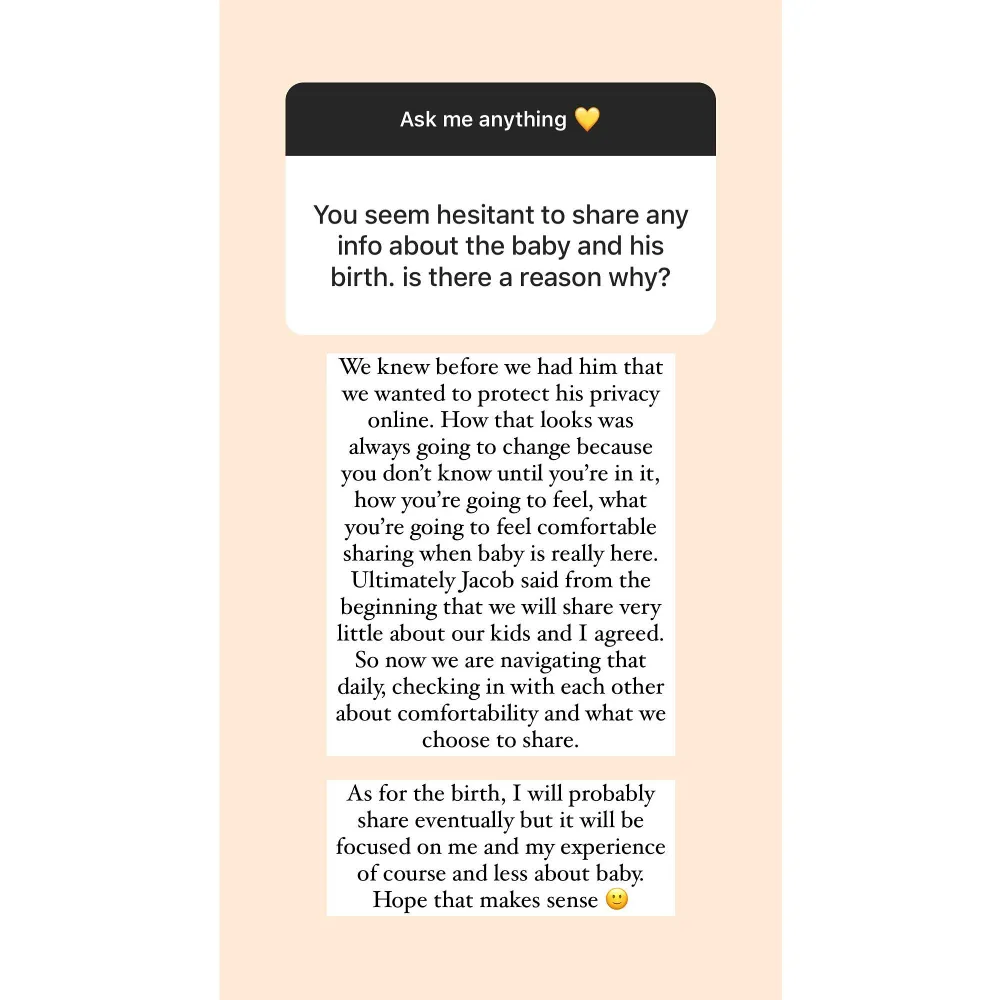 Jacob Roloff Wife Isabel Rock Defends Decision to Keep Son Mateo Private 3