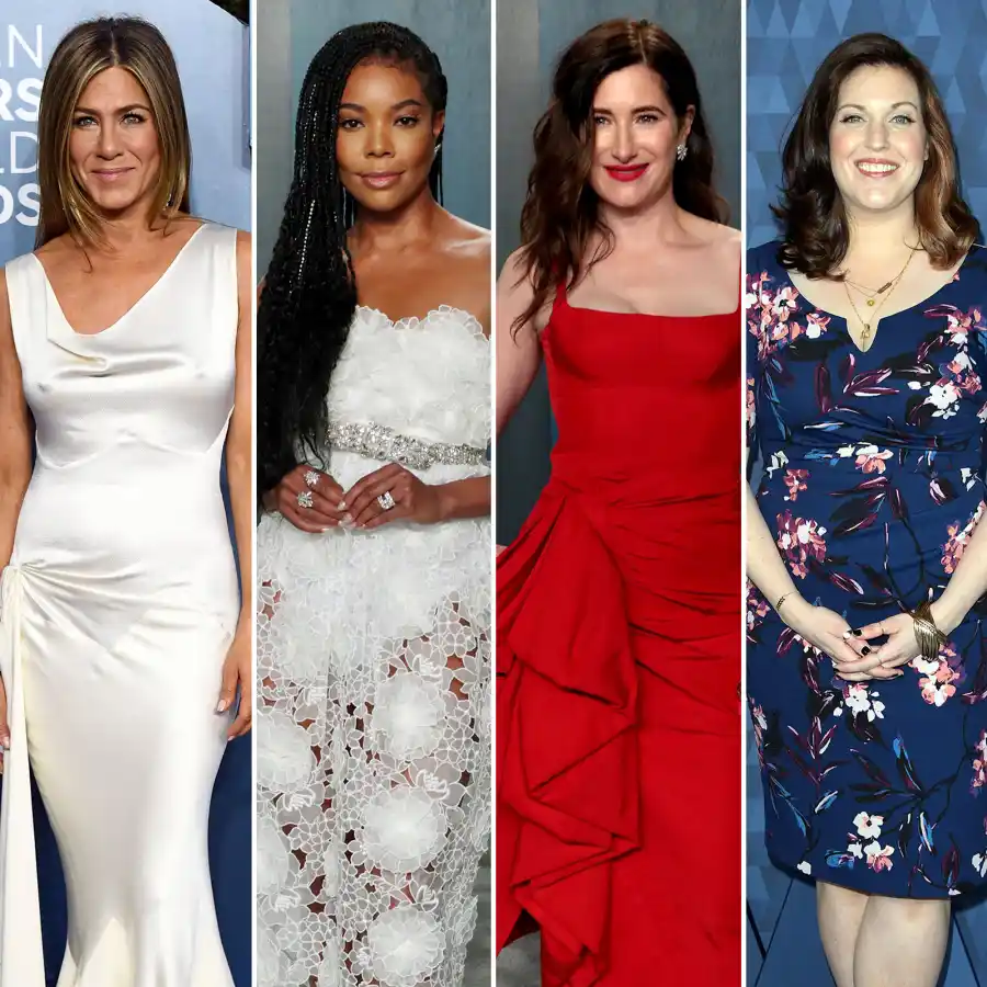 Jennifer Aniston Kathryn Hahn Everything to Know About the Next Live in Front of a Studio Audience