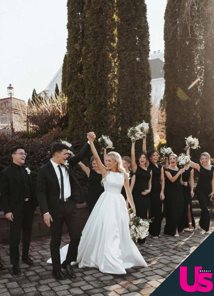 Just Hitched Bringing Up Bates Katie Bates Marries Travis Clark Photos