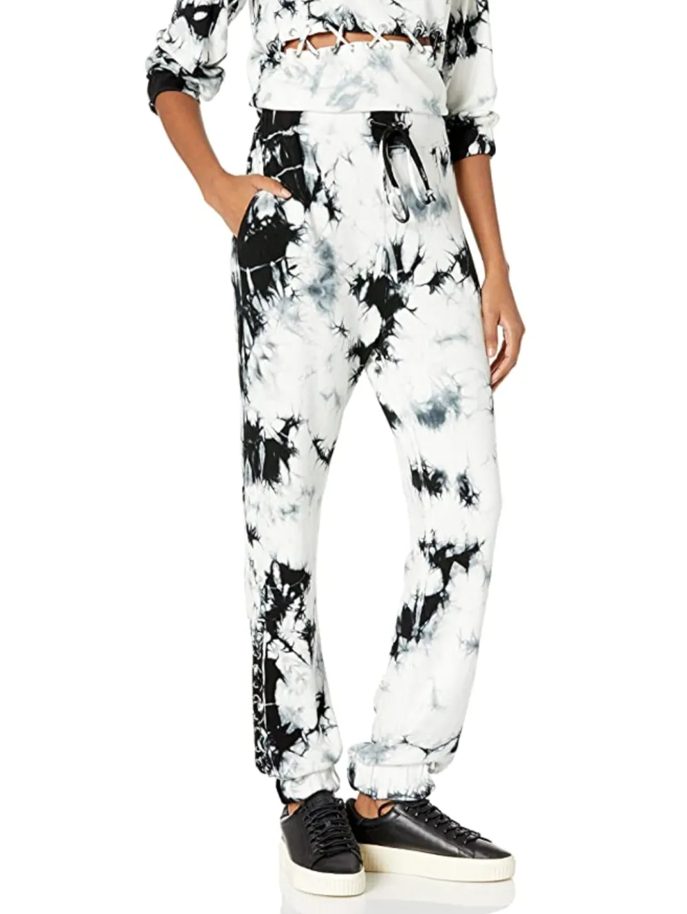 KENDALL + KYLIE Women's Lace Up Jogger