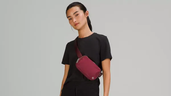 maroon, belt bag, Lululemon