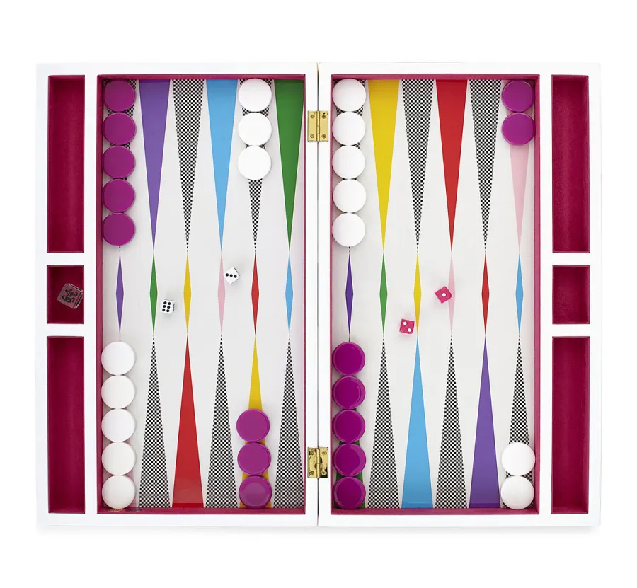 Jonathan Adler Checkerboard Backgammon Set