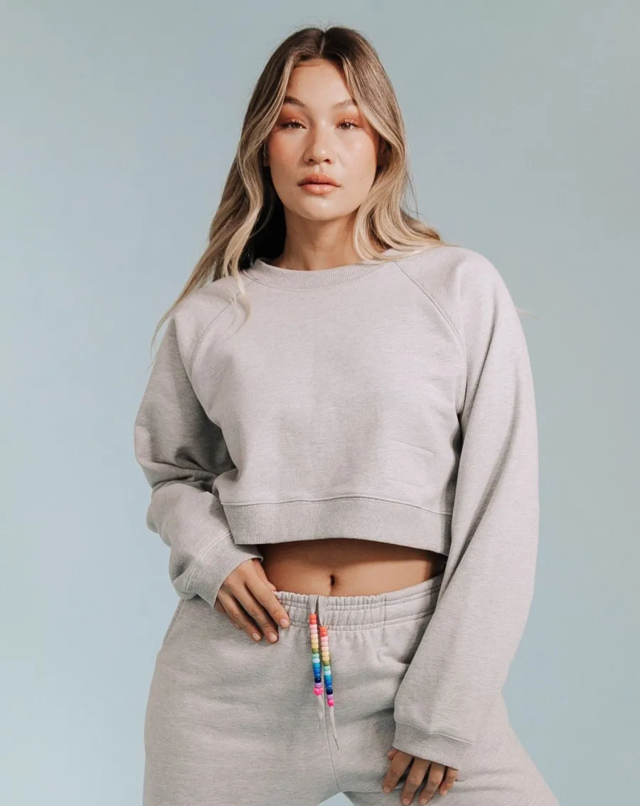 Daily Drills Cropped Crewneck