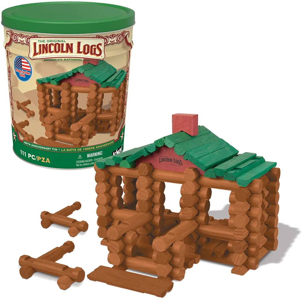 Lincoln Logs &ndash; 100th Anniversary Tin