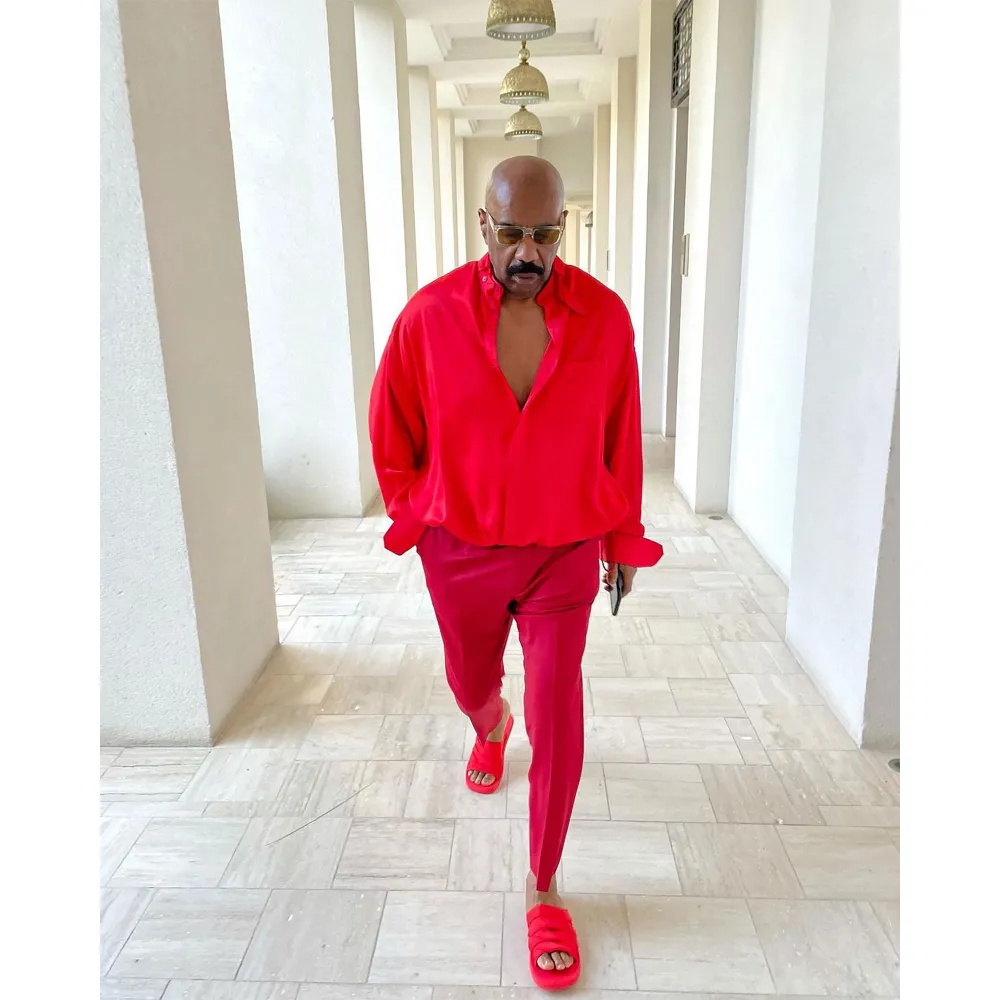 Lori Harvey Is All for Steve Harvey&rsquo;s &lsquo;Amazing&rsquo; Fashion Evolution