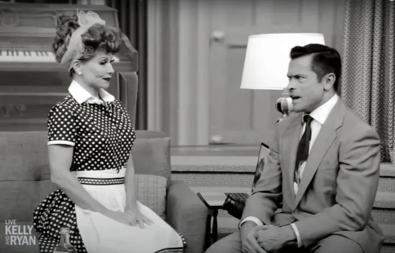 Lucille Ball Lookalikes Nicole Kidman Debra Messing and More Celebs Dressed as I Love Lucy Star