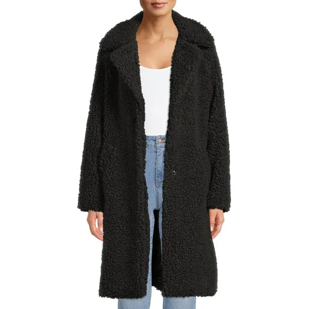 Lucky Brand Women's Faux Sherpa Coat