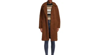 Lucky Brand Women's Faux Sherpa Coat