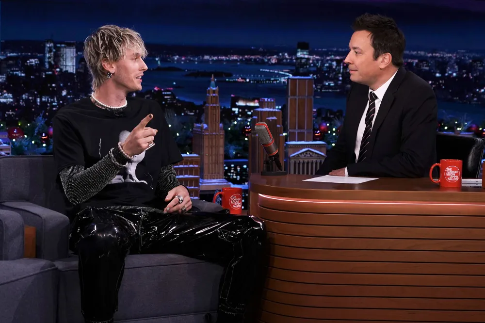 Machine Gun Kelly Accidentally Stabbed Himself to Impress Megan Fox Jimmy Fallon