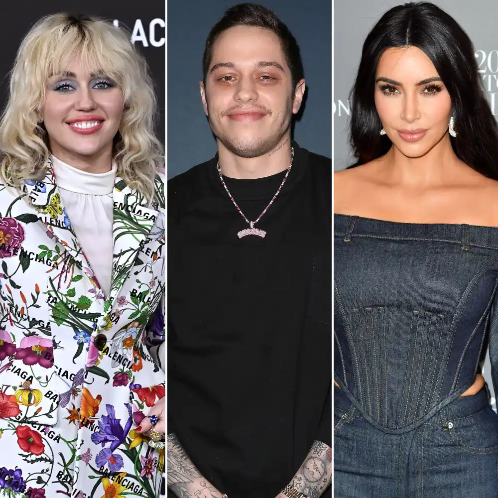 Miley Cyrus Pokes Fun at Pete Davidson's Relationship With Kim Kardashian: 'Should Have Been Me'