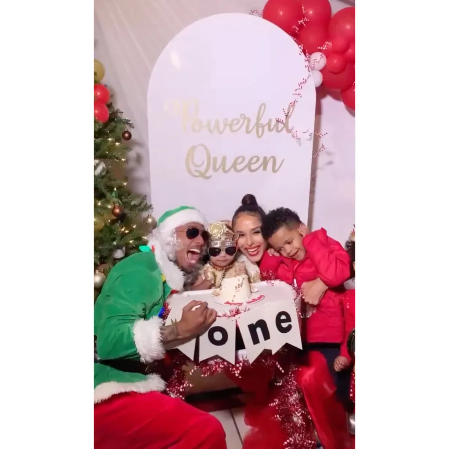 Nick Cannon Celebrates Daughter Powerful 1st Birthday With Winter Wonderland Bash Photos