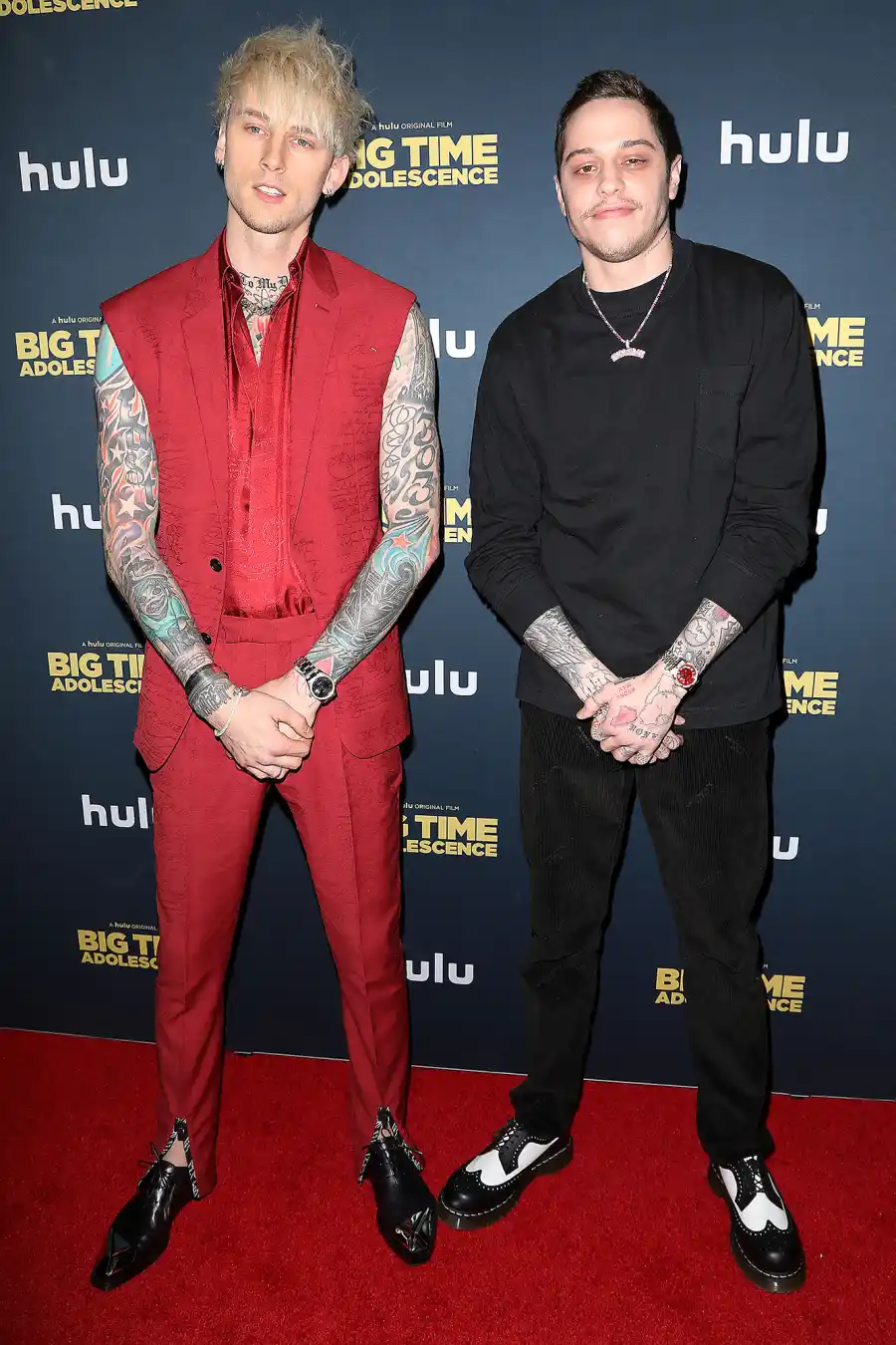 Pete Davidson and Machine Gun Kelly Strip Down to Their Underwear for Calvin Klein Instagram Live