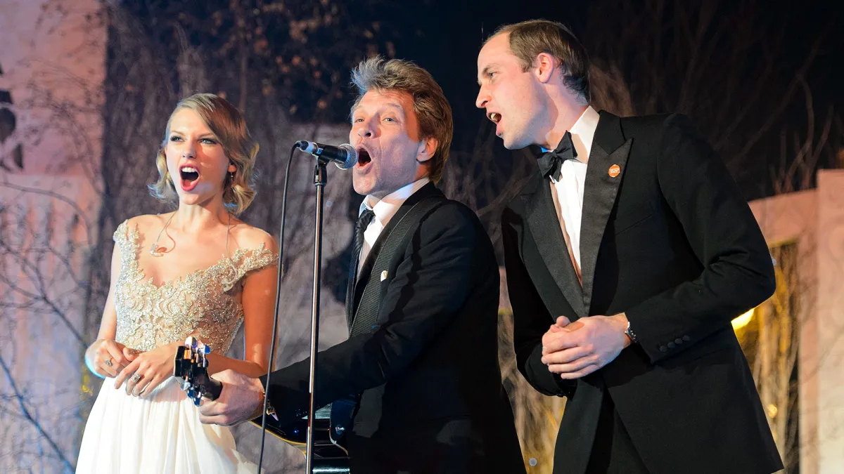 Prince William Was 'In a Trance' During 2013 Musical Performance With Taylor Swift and Jon Bon Jovi