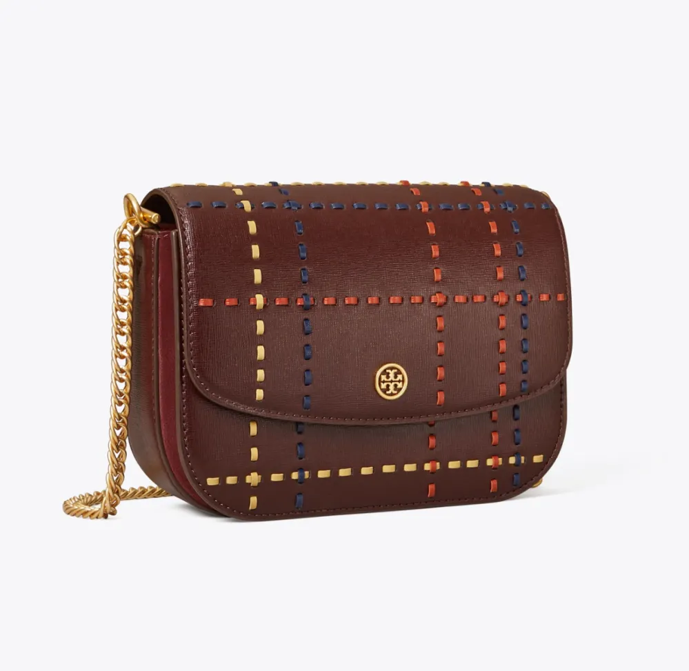 Robinson Woven Plaid Convertible Shoulder Bag