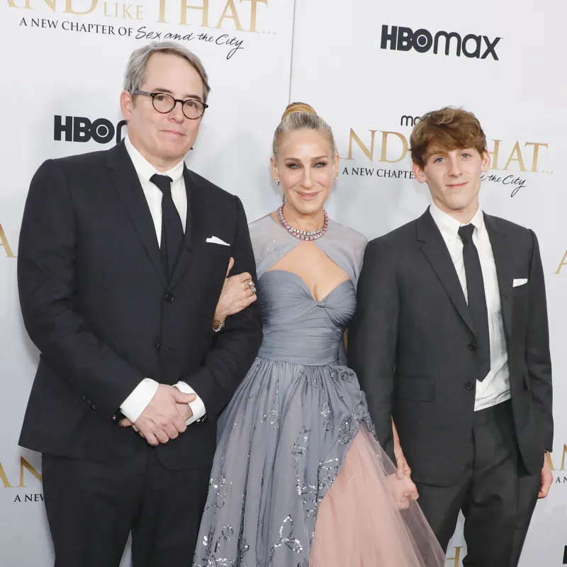 Sarah Jessica Parker Matthew Broderick Trio Get Know Kids James Tabitha Loretta 0001