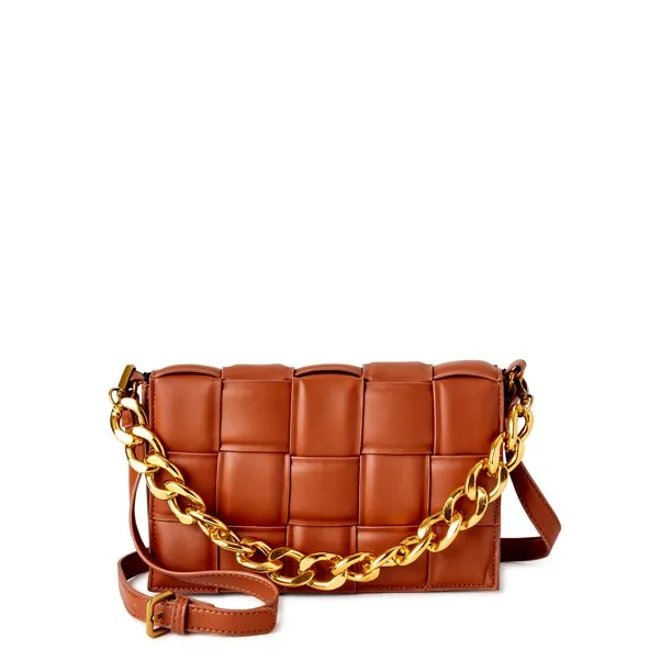 Scoop Woven Crossbody Handbag