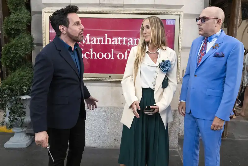 Stanford and Anthony Mario Cantone Sarah Jessica Parker Willie Garson Sex and the City And Just Like That