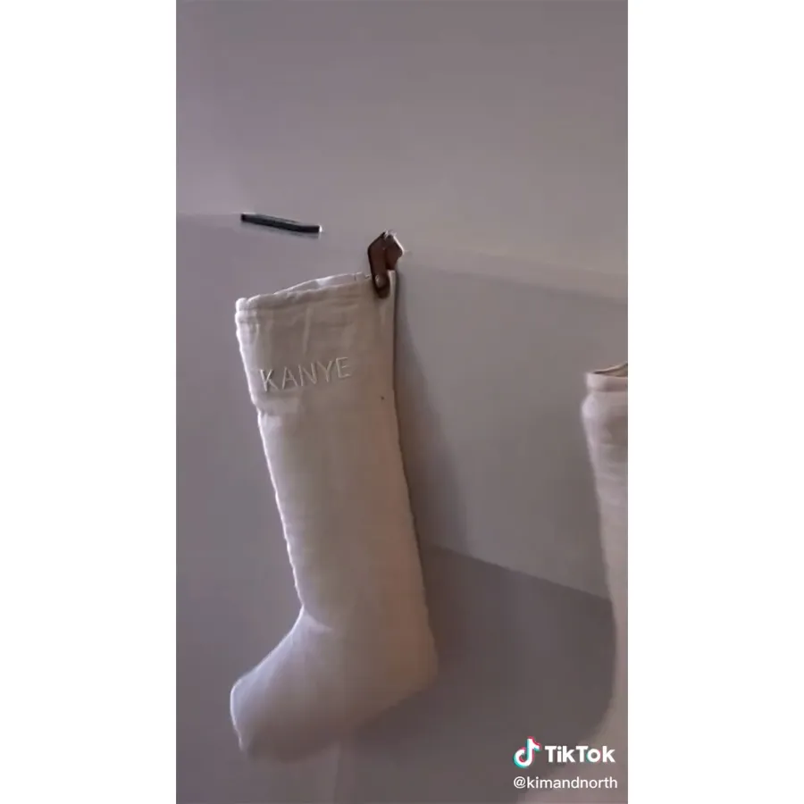 A Stocking For Kanye? Get a Look at Kim’s Wild Christmas Decorations