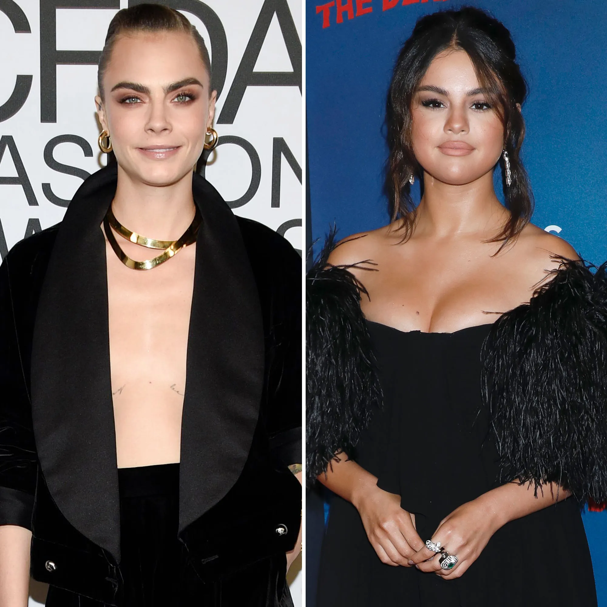 Surprise Cara Delevingne Gets Same Giant Rose Tattoo Selena Gomez