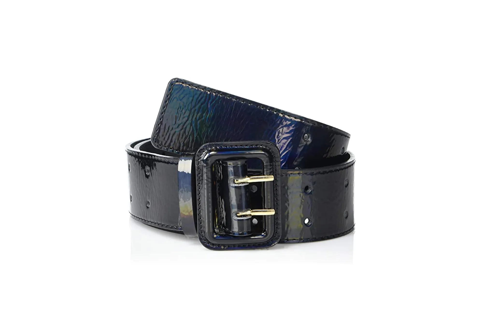 The Drop Women's @lisadnyc Patent Faux Leather Wide Belt