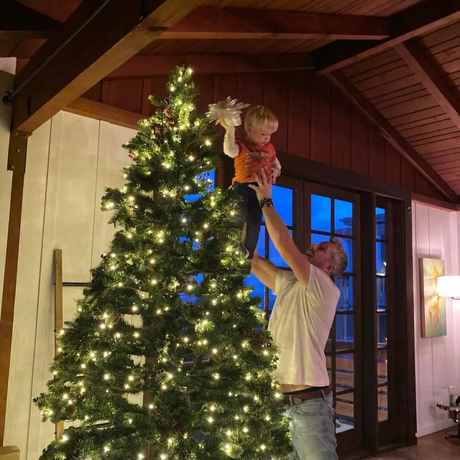 Too Cute! Ant Anstead’s Son Hudson Helps Him Decorate Christmas Tree