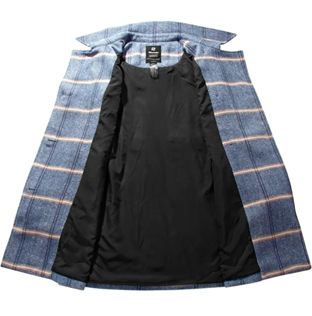 Wantdo Women's Double Breasted Pea Coat