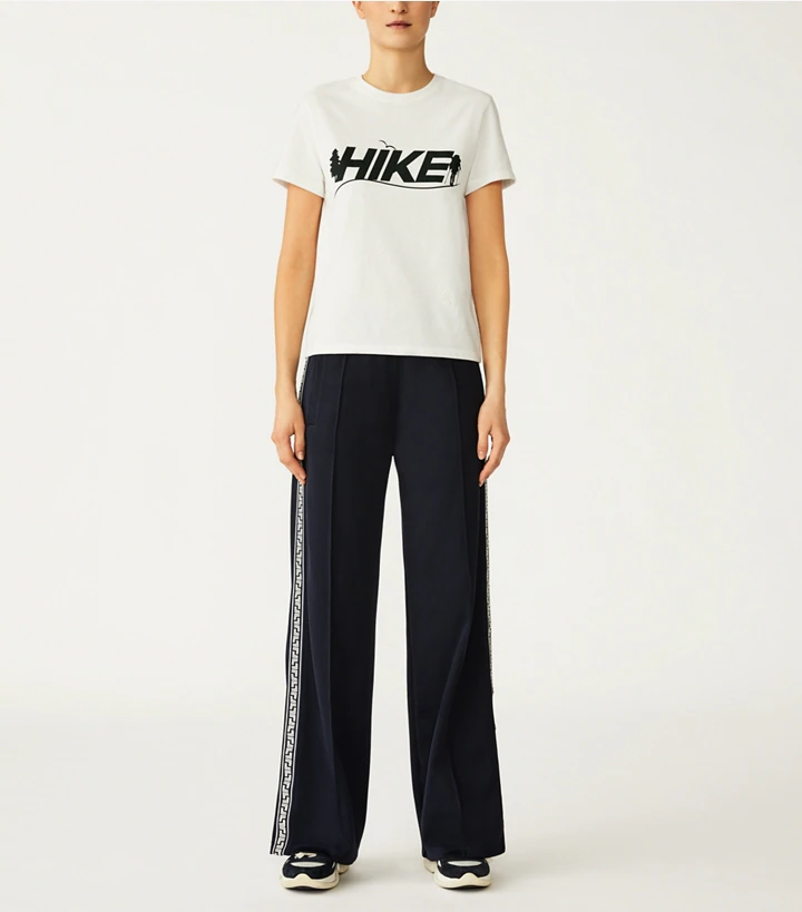 wide-leg track pants