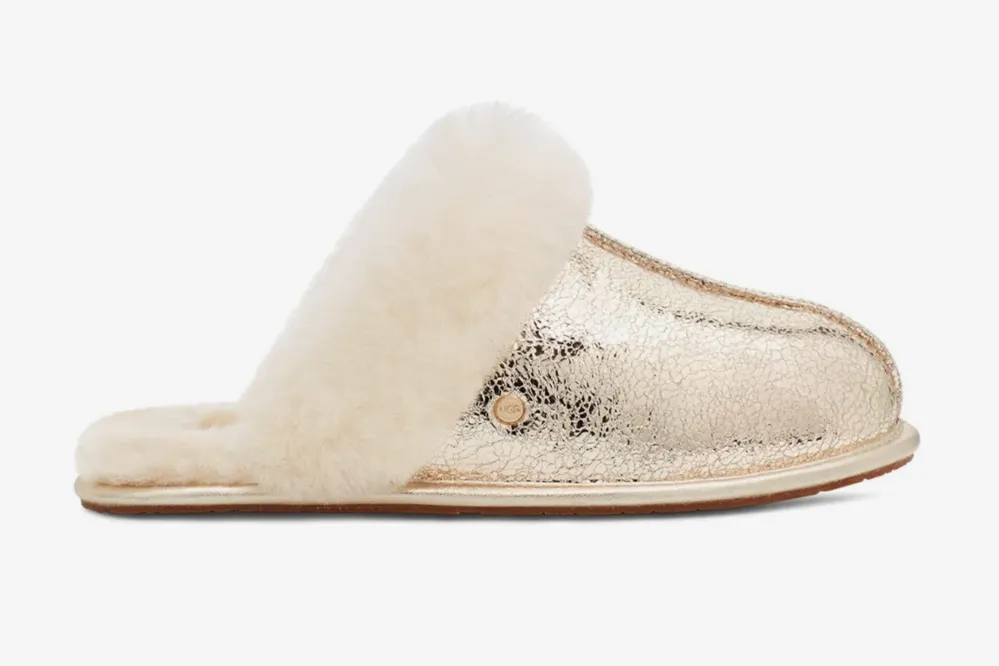 gold, ugg slippers