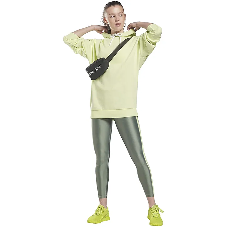 lime green, hoodie, sweatshirt, Reebok