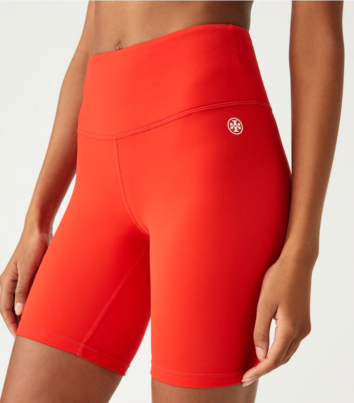 red bike shorts